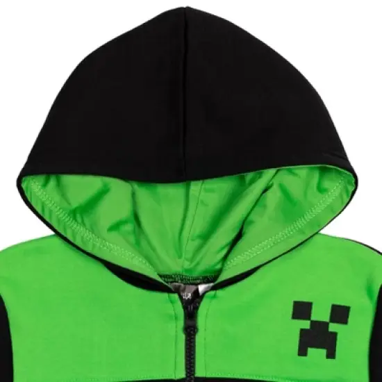 Minecraft Creeper Fleece Hoodie image {3}