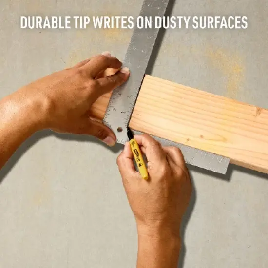 Avery UltraDuty Marks A Lot Permanent Markers, Bullet Tip, Water Resistant, Industrial Grade Ink, 12 Black Markers (29840) image {3}