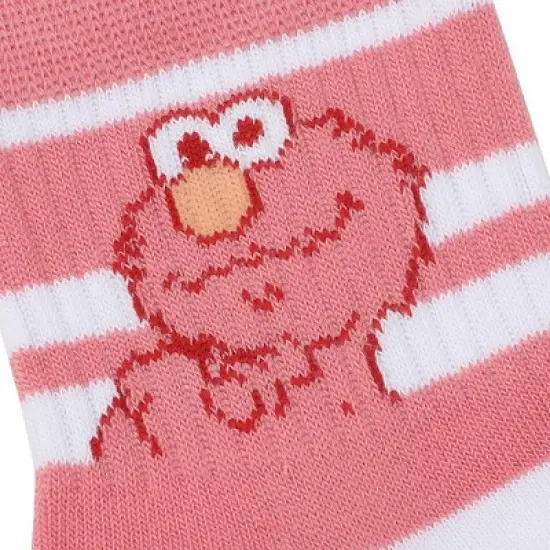 Sesame Street Character Art Women's 3-Pair Casual Quarter Crew Socks-OSFA image {4}