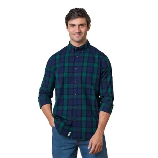 Hope & Henry Mens' Long Sleeve Stretch Poplin Button Down Shirt image {5}