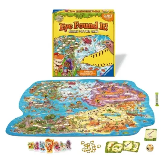 Ravensburger Eye Found It! Dinosaur Board Game: Creative Thinking, Classic Game for 1-6 Players, 15-20 Min Play image {4}