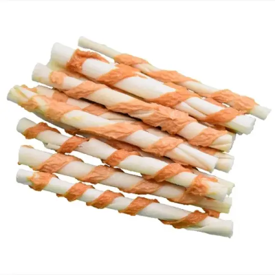 Beef Eaters Beefhide 5" Twists with Chicken Oven-Baked Dog Treats | 36 ounce image {2}