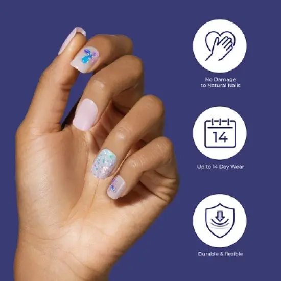 KISS Products Gel Fantasy Magnetic Fake Nails - Stream - 31ct image {3}
