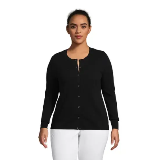 Lands' End Women's Cashmere Cardigan Sweater image {6}