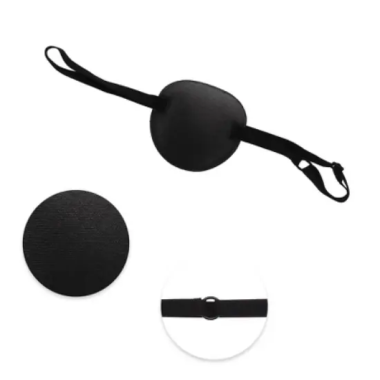 Unique Bargains Soft Ring Buckle Shape 3D Eye Mask 1 Pc image {2}