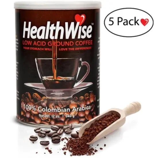 HealthWise Low Acid Ground Coffee image {10}