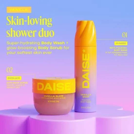 DAISE Vanilla Exfoliating Body Scrub - 18oz image {5}