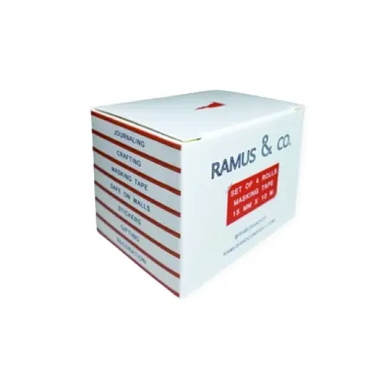 Pink Everyday Masking Tape by Ramus & Co - 4ct Rolls, Assorted image {3}