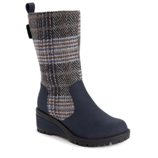 MUK LUKS Women's Norway Floro Wedge Boots image {10}