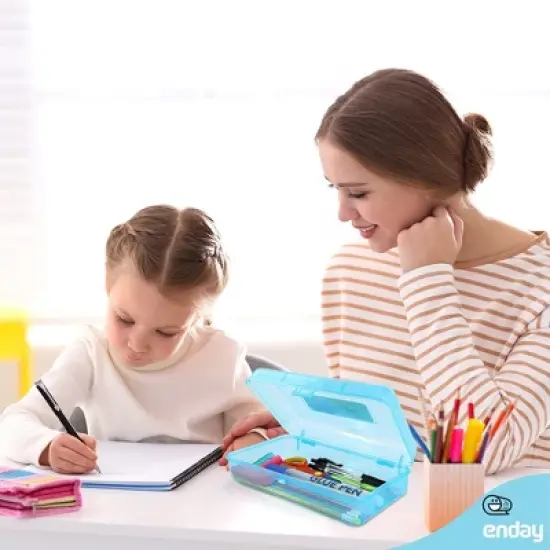 Enday Glitter Pencil Box image {4}