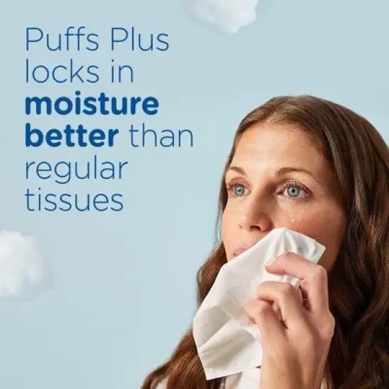 Puffs Plus Lotion Gentle & Soothing Facial Tissue image {5}