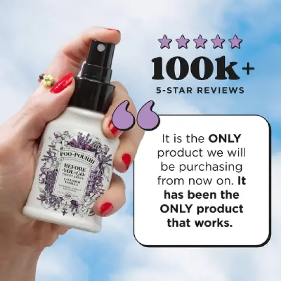 Poo-Pourri Before-You-Go  Lavender Vanilla and Citrus Toilet Spray image {23}
