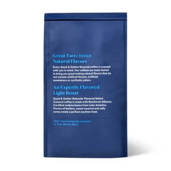 Naturally Flavored Salted Caramel Light Roast Ground Coffee - 12oz - Good & Gather&trade; image {2}