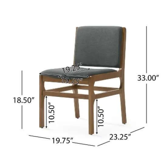 Christopher Knight Home Set of 4 Coston Upholstered Dining Chairs image {7}