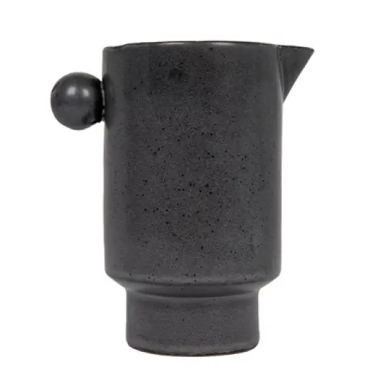 Storied Home Storied Home Modern Small Stoneware Pitcher or Vase image {3}