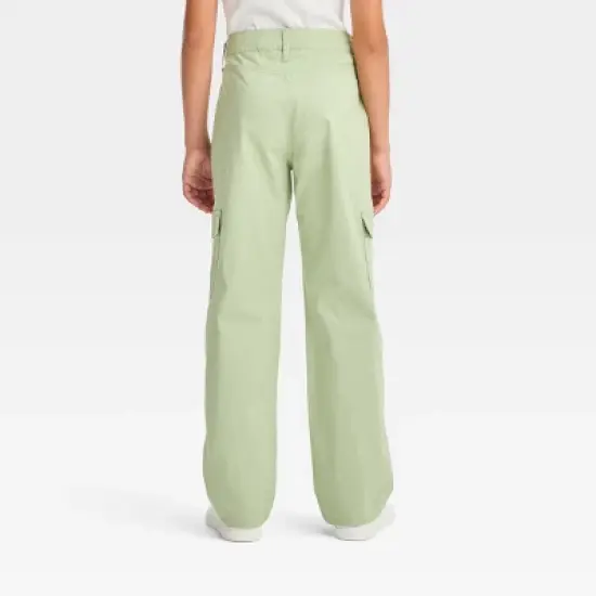 Girls' Twill Cargo Pants - art class&trade; image {1}