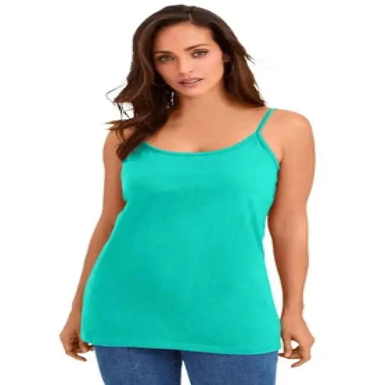 Jessica London Women&rsquo;s Plus Size Cami Top with Adjustable Straps image {11}