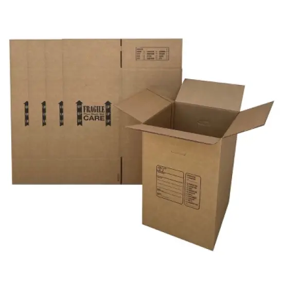 UBMOVE Kitchen Moving Boxes (4 Pack) Double Wall 18x18x28" Heavy Duty Boxes image {3}