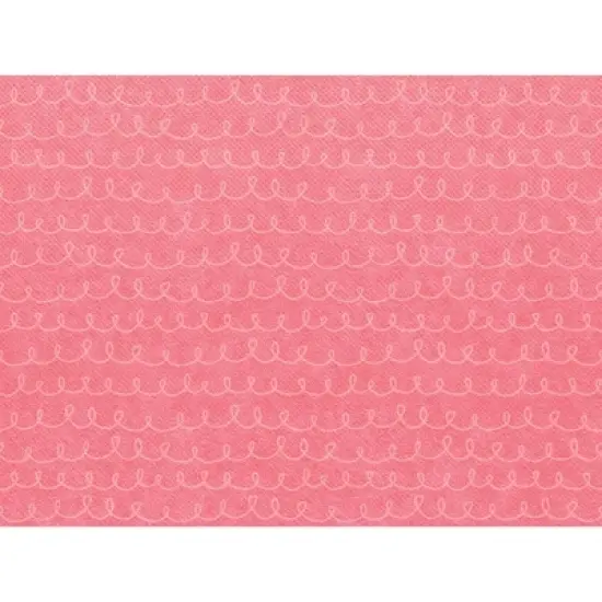 Teacher Created Resources&reg; Fun Size Better Than Paper&reg; Bulletin Board Roll, 18" x 12', Coral Pink Loop-De-Loop, Pack of 3 image {2}