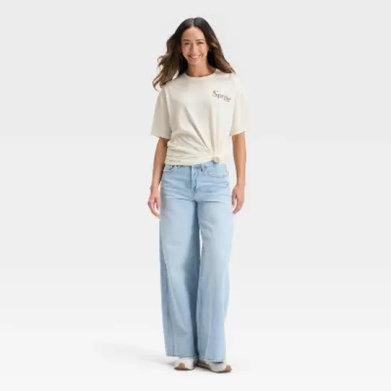 Women's Sprite Oversized Short Sleeve Graphic T-Shirt - Off-White image {2}