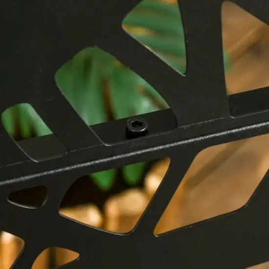 CAVINAS Matrix Metal Decorative Patio Screens, Decorative Outdoor Privacy Screen, See-Through Outdoor Divider image {2}