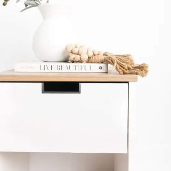 Vaibryn 1 Drawer Nightstand White - Signature Design by Ashley image {7}