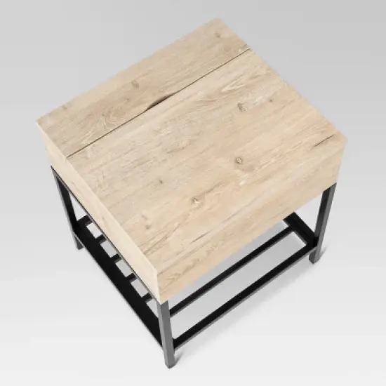 Loring End Table with Charging Station - Threshold&trade; image {4}