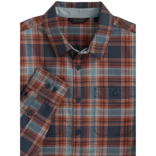 Jockey Men's Outdoors Long Sleeve Woven Button-Up Shirt image {2}