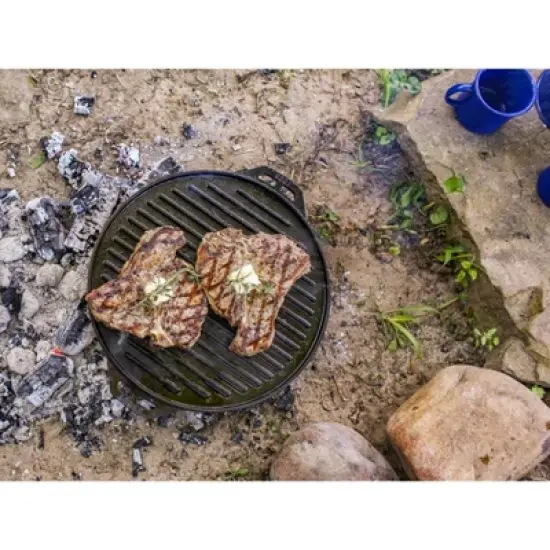 Lodge 14" Seasoned Cast Iron Cook-It-All Pan image {7}