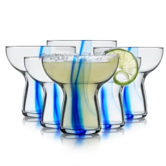 Libbey Blue Ribbon Stemless Margarita Glasses, 10.25 ounce, Set of 6 image {9}