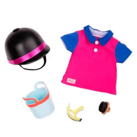 Our Generation Rashida with Book & Outfit 18" Posable Horseback Riding Doll image {2}