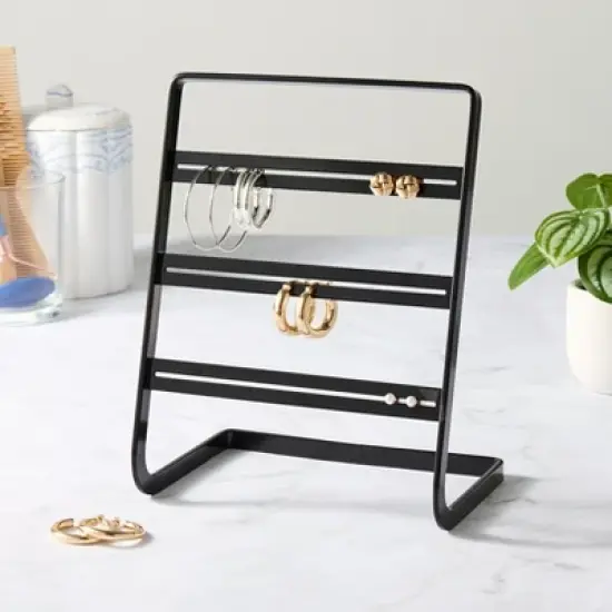 The Lakeside Collection Earrings Tabletop Stand 3 Tiers 7.75"W x 4"D x 6"H image {4}