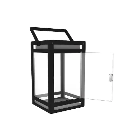 Portable Outdoor Lantern with Clear Panel - Techko Maid image {3}