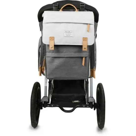 Eddie Bauer Cascade Back Pack Diaper Bag - Black/Gray image {11}