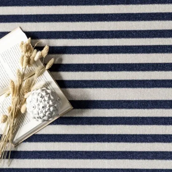 nuLOOM Holly Multi Stripe Indoor/Outdoor Area Rug image {5}