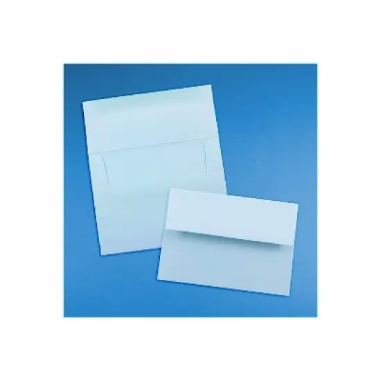JAM Paper A6 Invitation Envelopes 4.75 x 6.5 Baby Blue 155626 image {3}