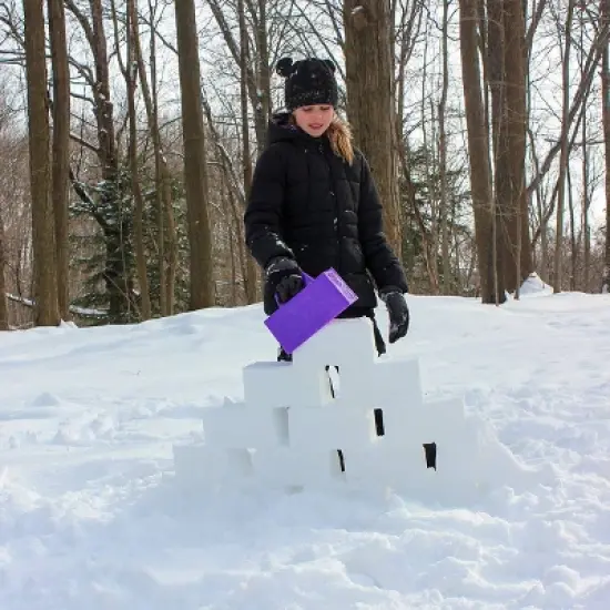 Emsco ESP Kid's Snow and Sand Castle Mega Brick Maker Snow Toy image {3}