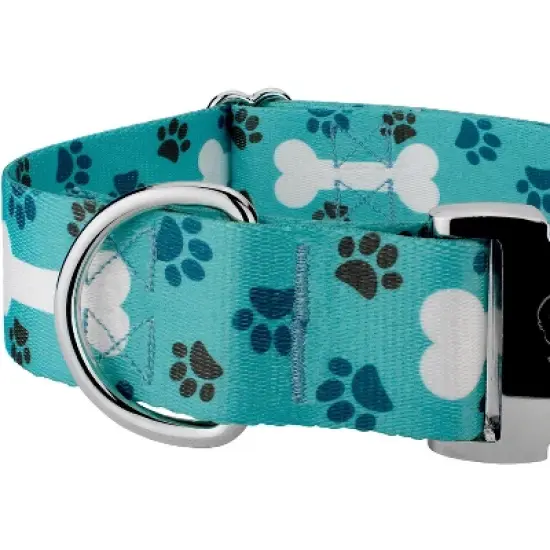 Country Brook Petz HossFit Jr Wide Premium Dog Collar - Dog's Life Collection (Oh My Dog, Extra Large) image {4}