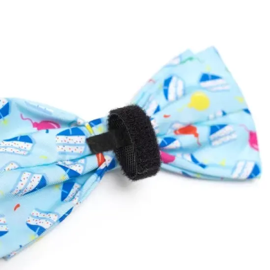 The Worthy Dog Birthday Boy Bow Tie Adjustable Collar Attachment Accessory image {2}