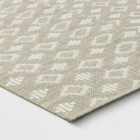 Geo Diamond Indoor/Outdoor Rug Natural - Project 62&trade; image {2}