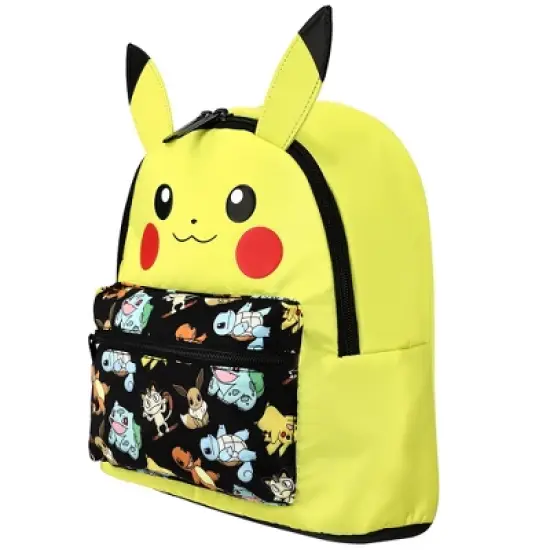Pokemon's Pikachu Adorable Mini Backpack with 3d Ears image {1}