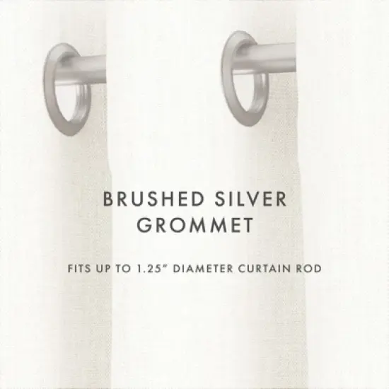 2 Panel Thermal-Insulated 100% Total Blackout Grommet Window Curtains - Becky Cameron (Set of 2) image {2}