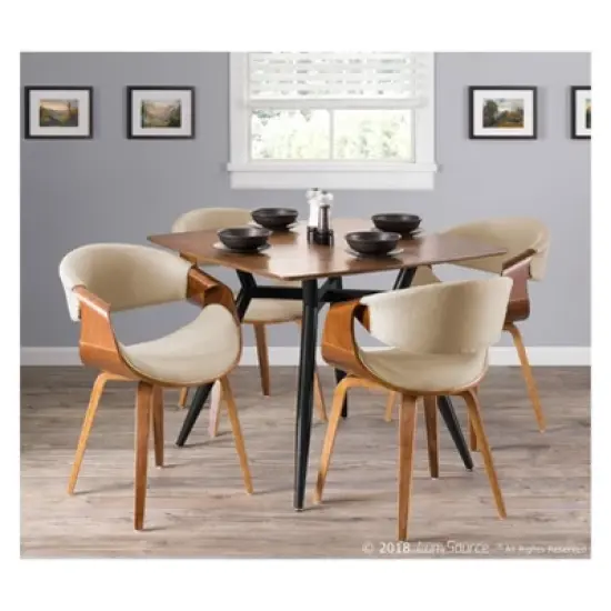Curvo Mid-Century Modern Dining Accent Chair - LumiSource image {7}