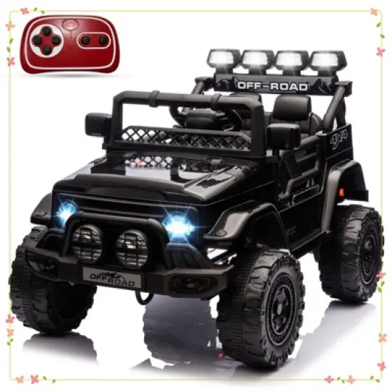 12V Kids Ride On Toy for Kids Ages 37-96 Months,Electric Truck Ride On Car with 5MPH Max Speed image {7}