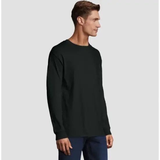 Hanes Men's Long Sleeve Beefy T-Shirt image {2}