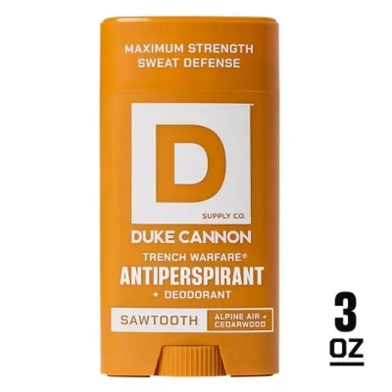 Duke Cannon Supply Co. Trench Warfare Men's Solid Antiperspirant & Deodorant Stick Sawtooth - 3oz image {10}