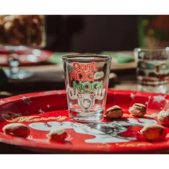 National Lampoons Christmas Vacation 4 Piece Mini Glass Set image {2}