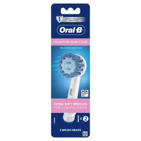 Oral-B Sensitive Gum Care Electric Toothbrush Replacement Brush Head image {7}