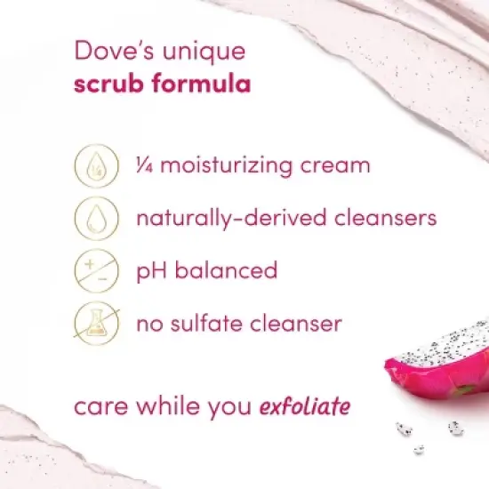 Dove Beauty Dove Exfoliating Body Scrub - Dragon Fruit & Coconut - 15oz image {5}