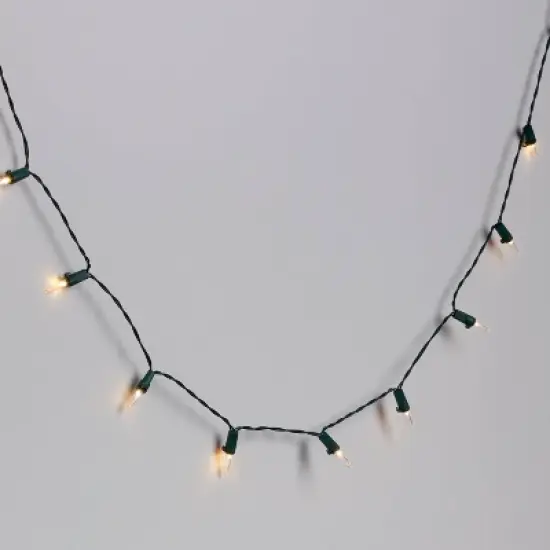 50ct Solar LED Christmas Indoor Outdoor Mini String Lights with Green Wire - Wondershop&trade; image {6}